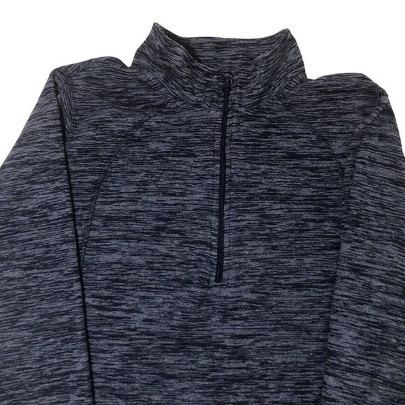 St. Johns XL Bay Blue Pullover 1/4 zip Fleech Pockets Thumb Holes - Picture 3 of 8